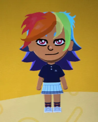 Mii portrait of Rainbow Dash