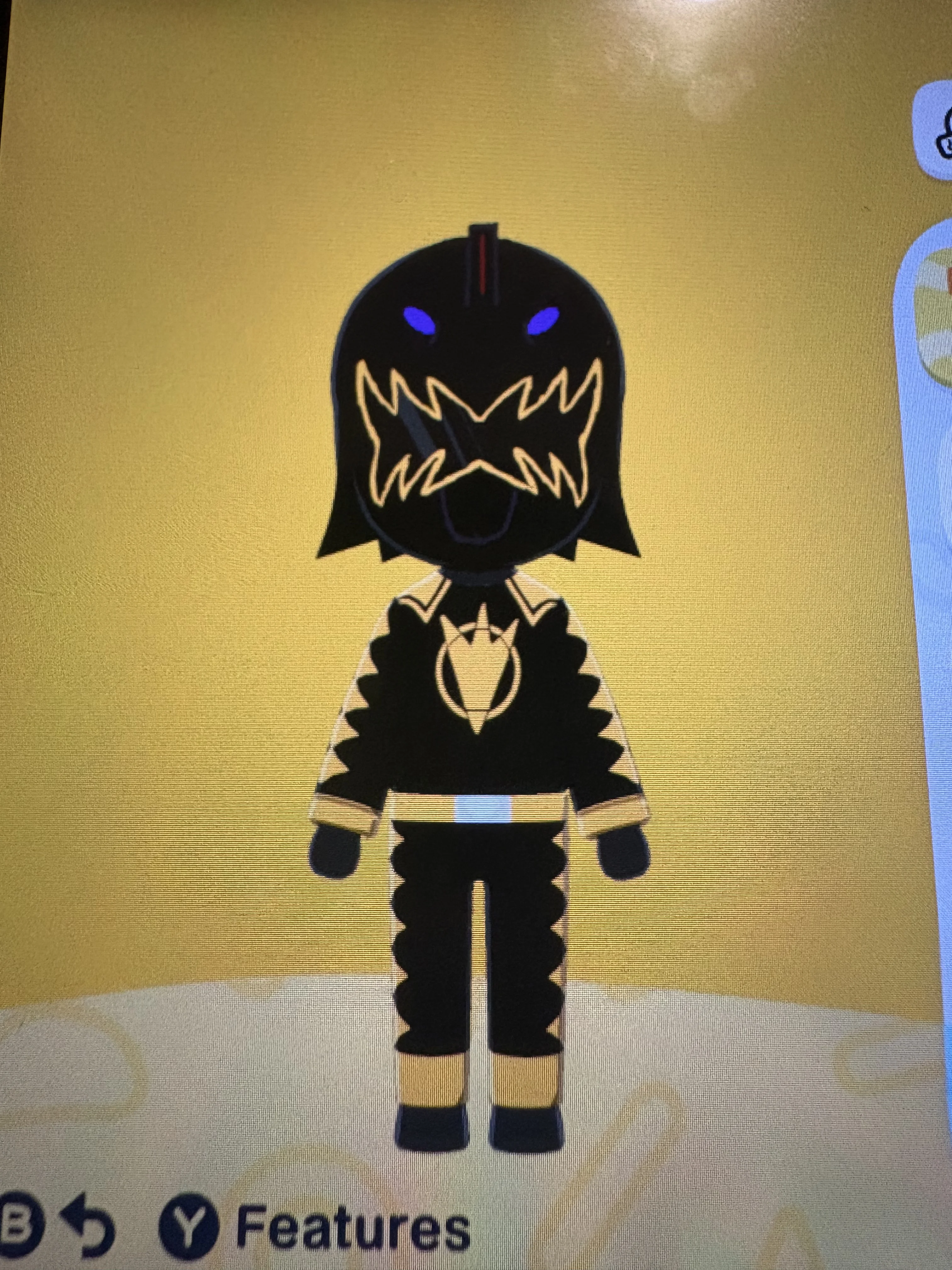 Mii-Porträt von Tommy Oliver/Black Dino Ranger