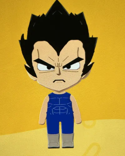 Mii portrait of Vegeta