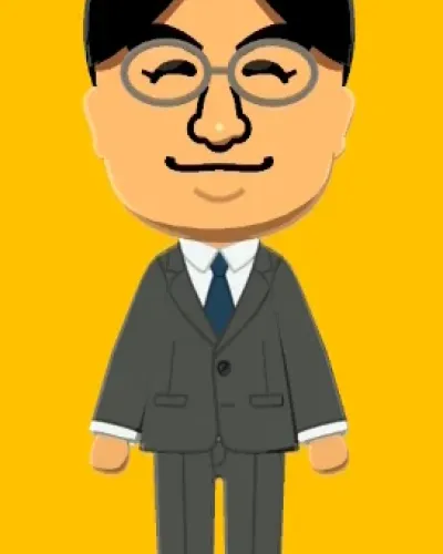 Mii-Porträt von Satoru Iwata