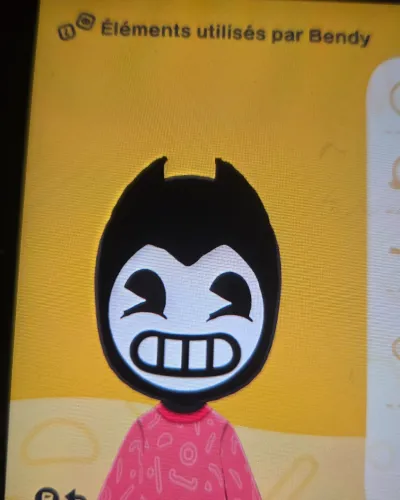 Mii portrait of Bendy