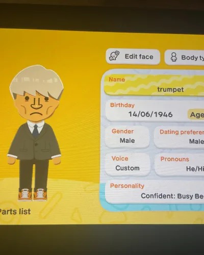 Mii-Porträt von Trumpet