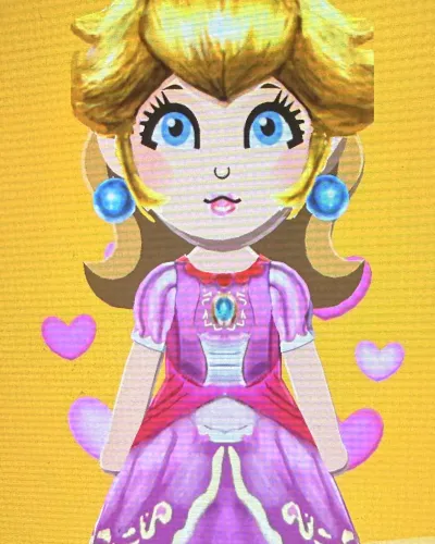 Mii portrait of Princes Peach
