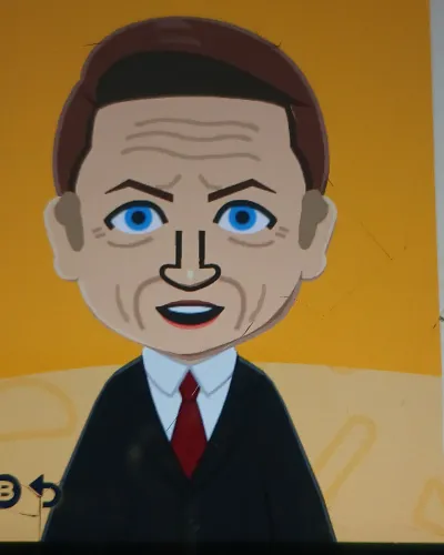 Mii-Porträt von Emanuel macron