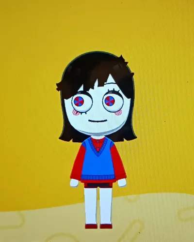 Mii portrait of Pomni