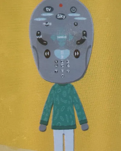 Mii-Porträt von Sky remote