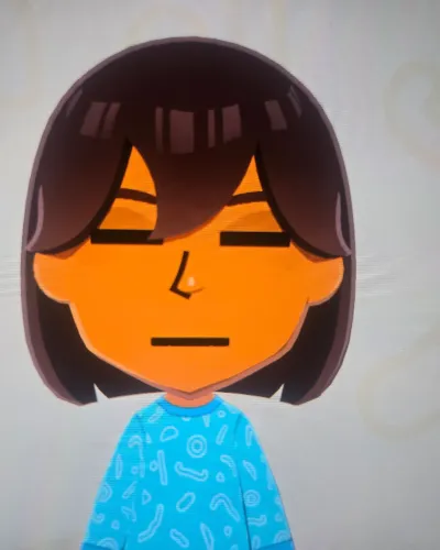 Mii portrait of Frisk