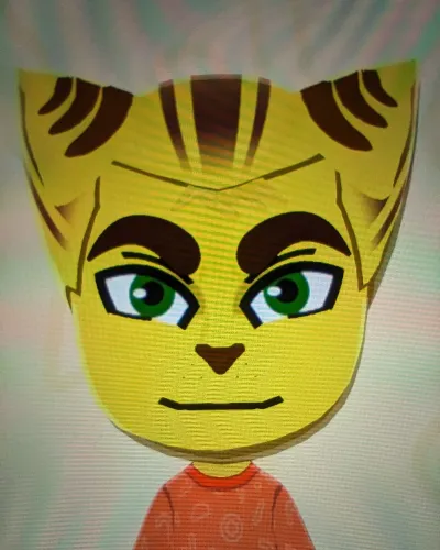 Mii-Porträt von Ratchet Lombax