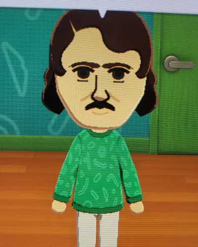 Mii-Porträt von Edgar Allen Poe