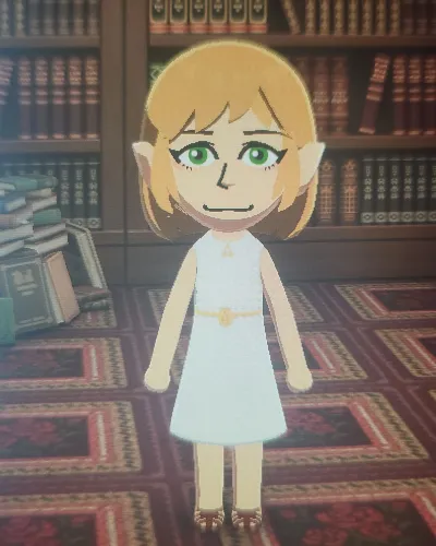 Mii-Porträt von Princess Zelda