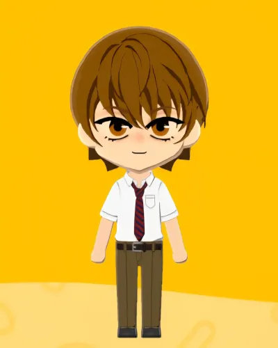 Mii-Porträt von Light Yagami
