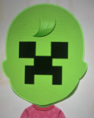 Mii portrait of Creeper