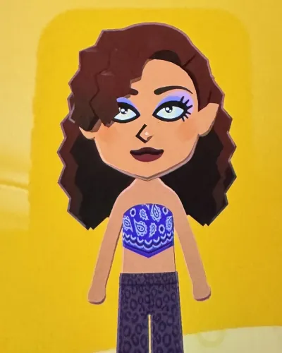 Mii-Porträt von Clawdeen Wolf