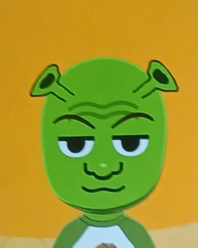 Mii-Porträt von Shrek