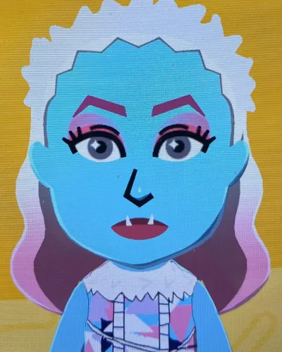 Mii-Porträt von Abby Bominable