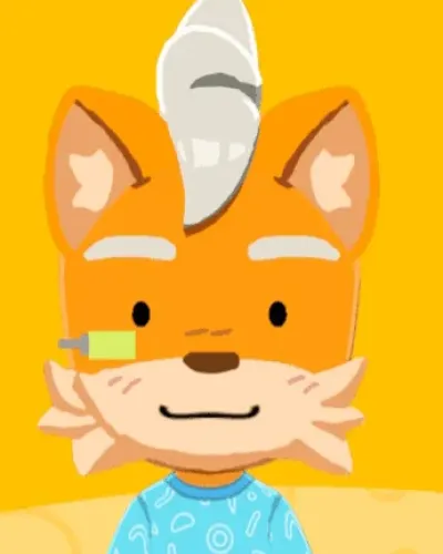 Mii-Porträt von Fox Mccloud