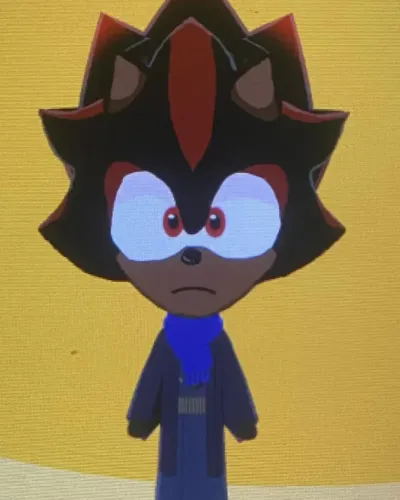 Mii-Porträt von Shadow the Hedgehog