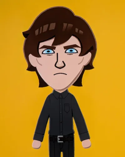 Mii-Porträt von Sherlock Holmes (Sherlock BBC)