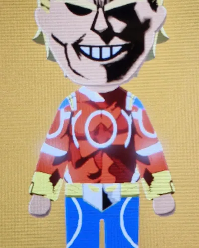 Mii portrait of All Might