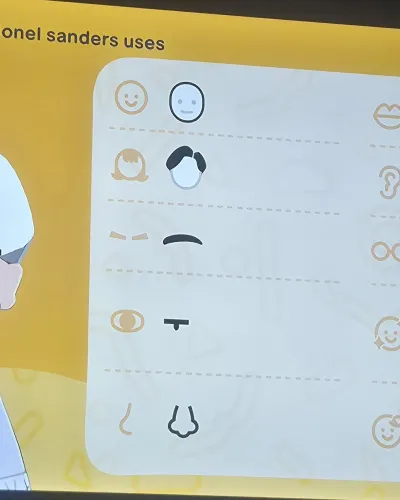 Mii-Porträt von colonel sanders