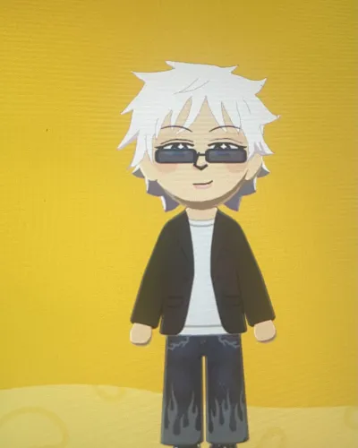 Mii portrait of Satoru Gojo