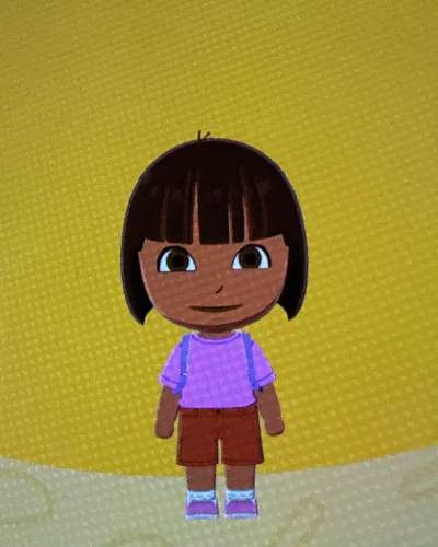 Mii portrait of Dora the explorer