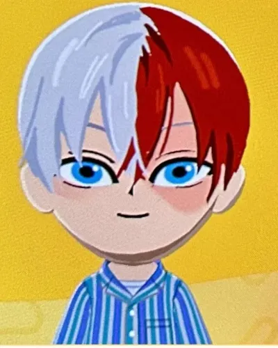 Mii portrait of Shoto Todoroki