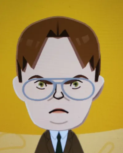 Mii-Porträt von Dwight Schrute