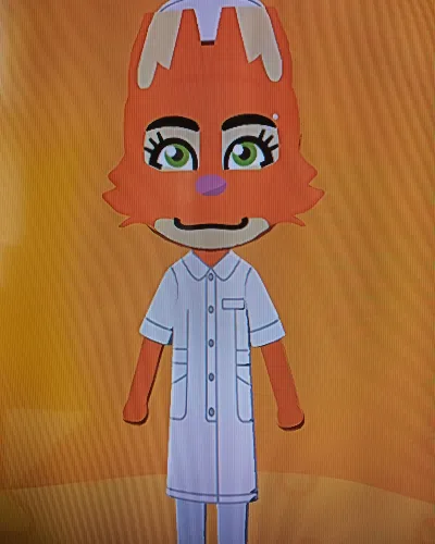 Mii portrait of Diane Foxington
