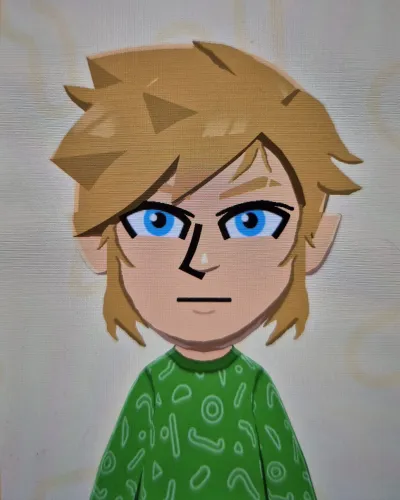 Mii portrait of Link