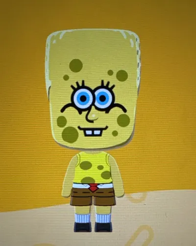 Mii portrait of SpongeBob SquarePants