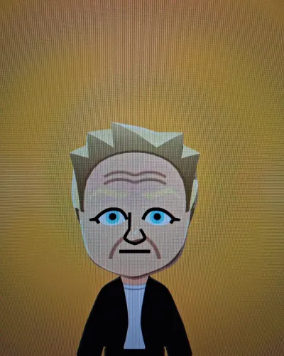 Mii portrait of Gordon Ramsay