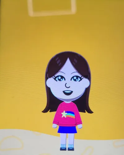 Mii portrait of Mabel pines