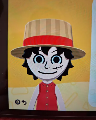 Mii portrait of Monkey D. Luffy