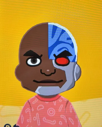 Mii portrait of Cyborg