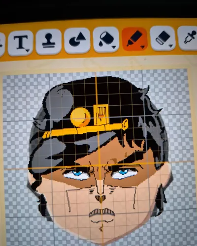 Mii-Porträt von Jotaro made by my gilfriend