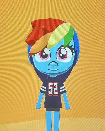 Mii-Porträt von Rainbow Dash