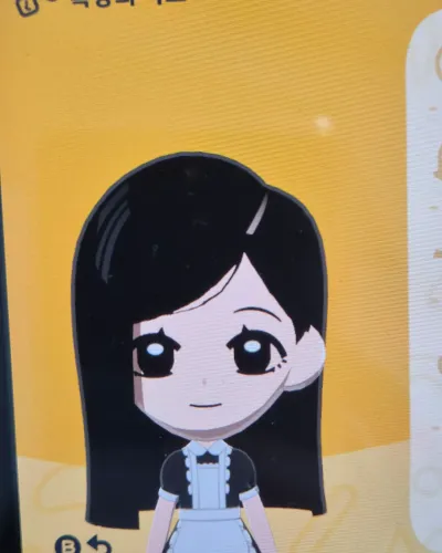 Mii-Porträt von black hair