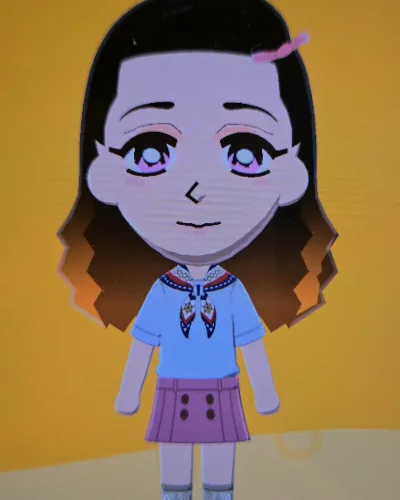 Mii portrait of Nezuko Kamado