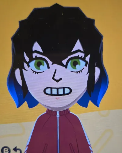 Mii portrait of Inosuke Hashibira