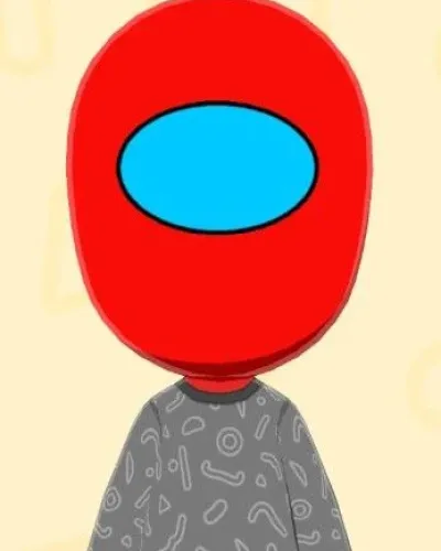 Mii portrait of Among Us Crewmate