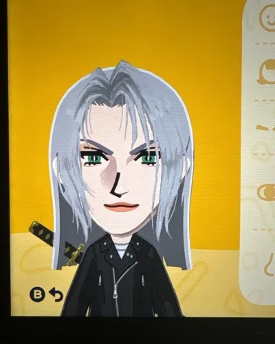 Mii portrait of Sephiroth