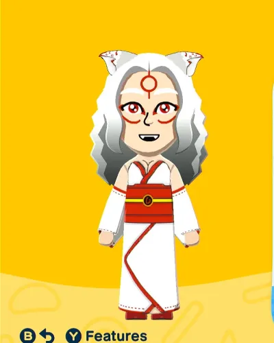 Mii-Porträt von Amaterasu