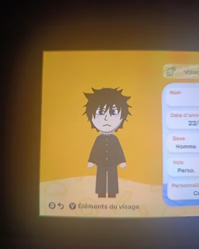 Mii-Porträt von Megumi Fushiguro