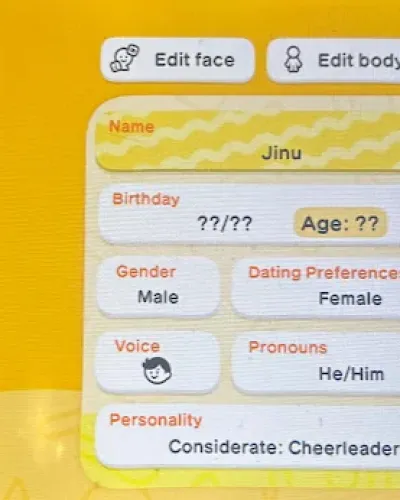 Mii portrait of Jinu