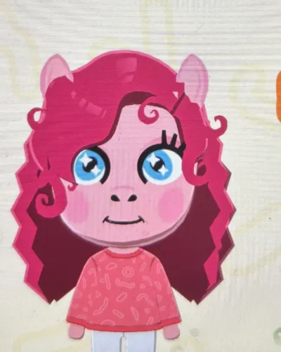 Mii-Porträt von Pinkie Pie