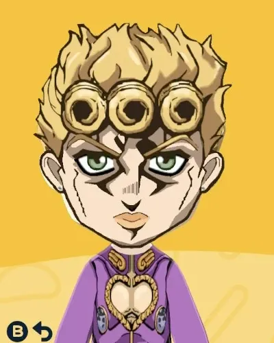 Mii-Porträt von Giorno Giovanna