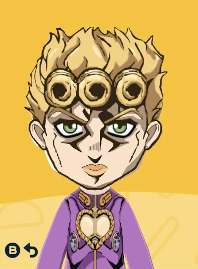 Mii portrait of Giorno Giovanna