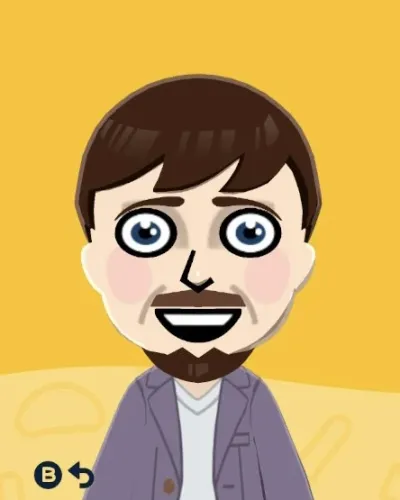 Mii-Porträt von Mr. Beast
