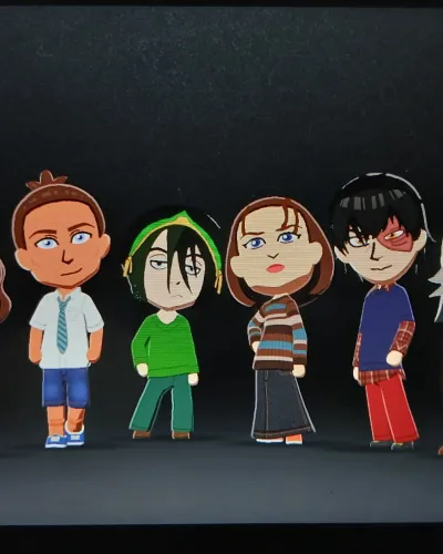 Mii-Porträt von Team Avatar (the gaang)